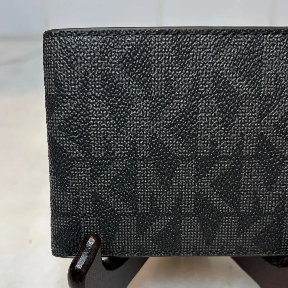 Michael Kors Signature MK Logo Saffiano Leather Wallet - NWOT